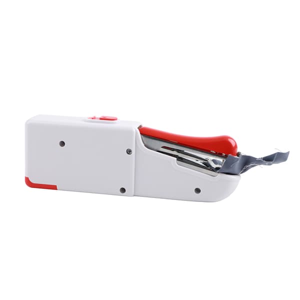 Handheld Sewing Machine Red Lightweight Portable ABS Stainless Steel Electric Sewing Machine for Crafts Sewing Machine