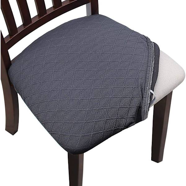 Stretch Jacquard Elastiskt Stolsöverdrag Präglat Stolsöverdrag för