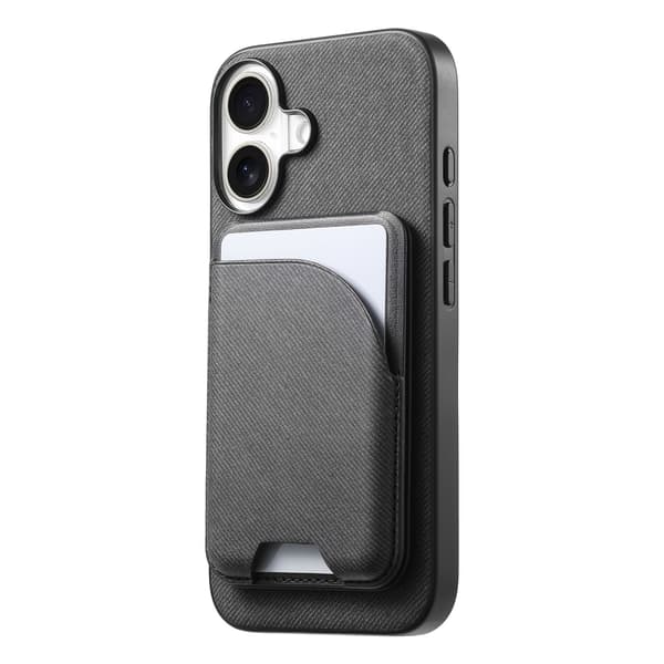 Card Holder Case Compatible with Samsung S23, Magnetic Wallet, Shockproof Cover with Stand Function, Black TPU+PU Material