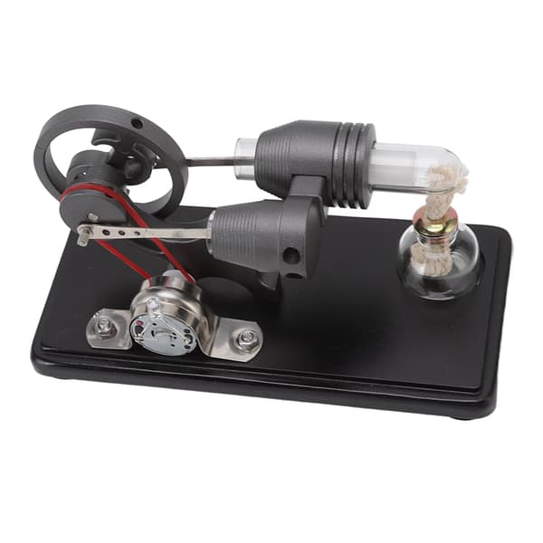 Stirlingmotor Modelkit Sort Stirlingmotor Generator Model Fysisk Videnskabeligt Eksperiment Model Uddannelseslegetøj