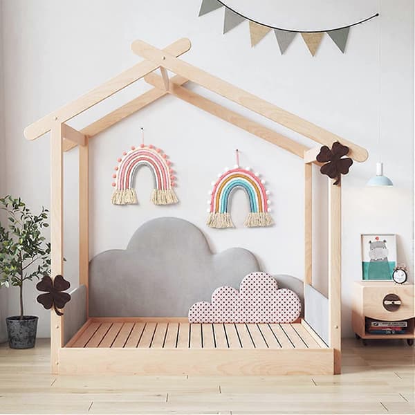 Regnbåge väggdekor spets väggbonad flickrum boho liten gobeläng barnkammare inredning