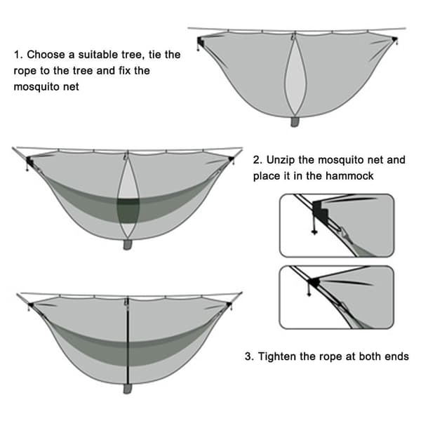 Hammock Mosquito Net, 360 Degree Protection, Hammock Not Included