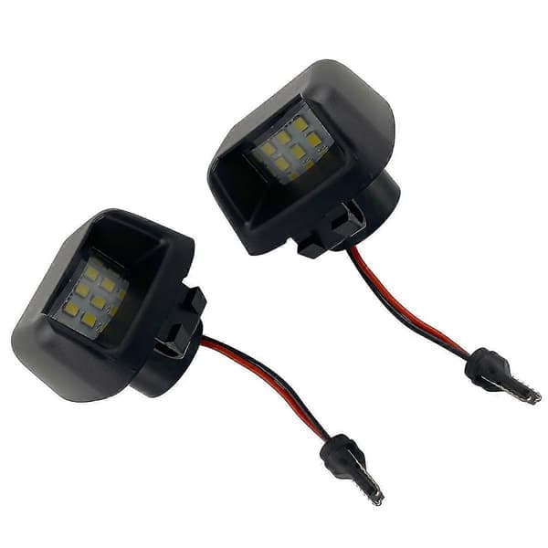 2x LED-nummerpladelys Hus til Navara D40 2007-2019 26510-ZP50A [DB]