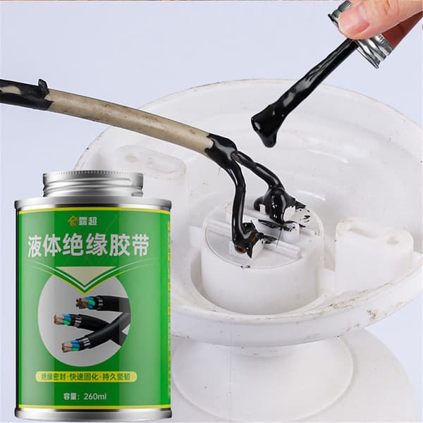 Liquid Electrical Tape Insulation Tape, Electrical Adhesive, Cable Waterproof and High Temperature 260ml