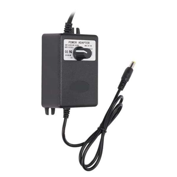 Strømadapter Justerbar Spændingshastighedsregulering 24W 2A Hurtigopladende Computerstrømadapter 100-240V US-stik
