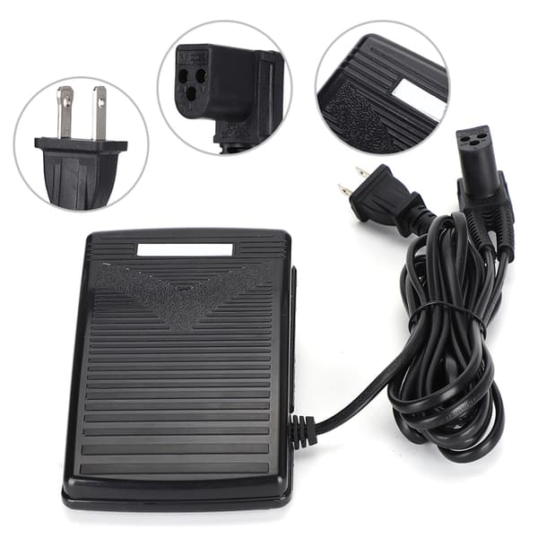 Foot Control Pedal Multifunctional Sewing Machine Fits Singer 974 US Plug 110V