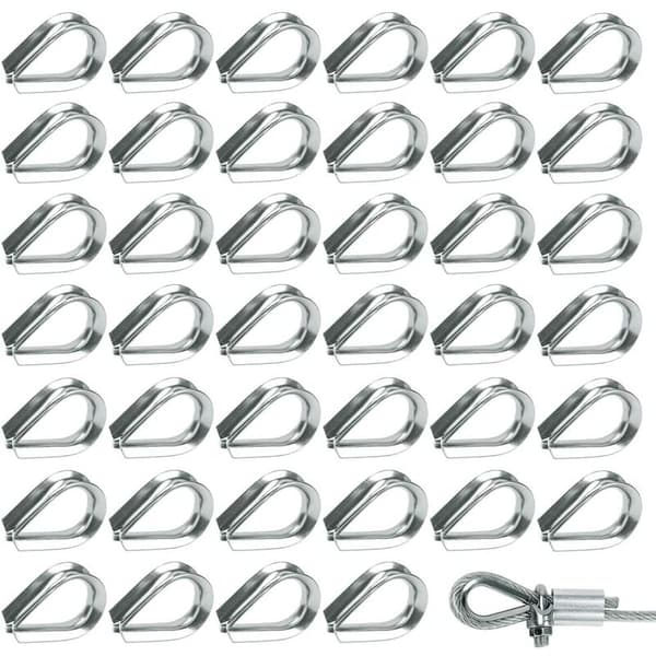 50 stk M2 wirelås av 304 rustfritt stål wireklemme for 2mm wire
