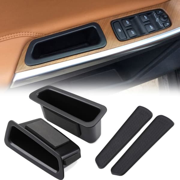 til XC60 2010-2017 Bil Dør Armlæn Opbevaringsboks Beholder Holder Bokse
