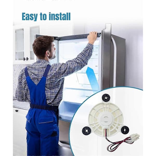 ZWF-30-3 Køleskabsfordamperventilator til køleskabsventilator Reservedele DC12V 2.5W