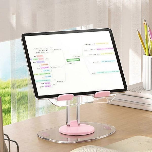 Desktop Stand 360-degree Smooth Rotation Adjustable Height Stable Support Foldable Lifting Lazy Mobile Phone Stand