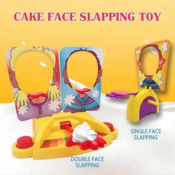 Pie Face -peli lapsille ja aikuisille, hauska kermakasvolelu, perhejuhlapeli, BPA-vapaa