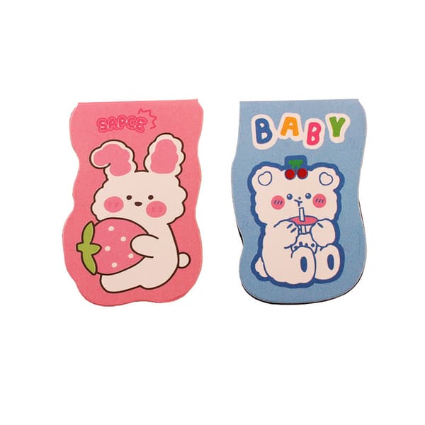 20 Pieces Magnetic Bookmarks with Creative Cartoon Animal Design