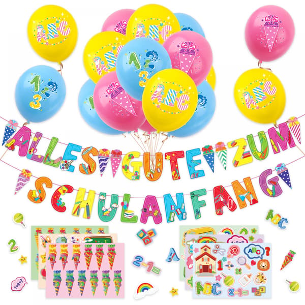Ballonger Retro Party Ballonger Skolstart