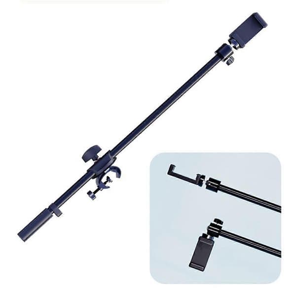 Live Broadcast Bracket Crossbar Microphone Extension Rod Extra Camera Clamp Mount Accessories A