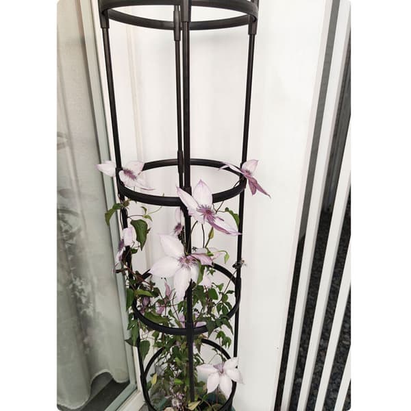 Trädgårdsobelisk, Klätterväxtstöd, Trädgårdsväxtstöd, Blomsterställning Tornformad Trädgårdsbåge för Klätterväxter