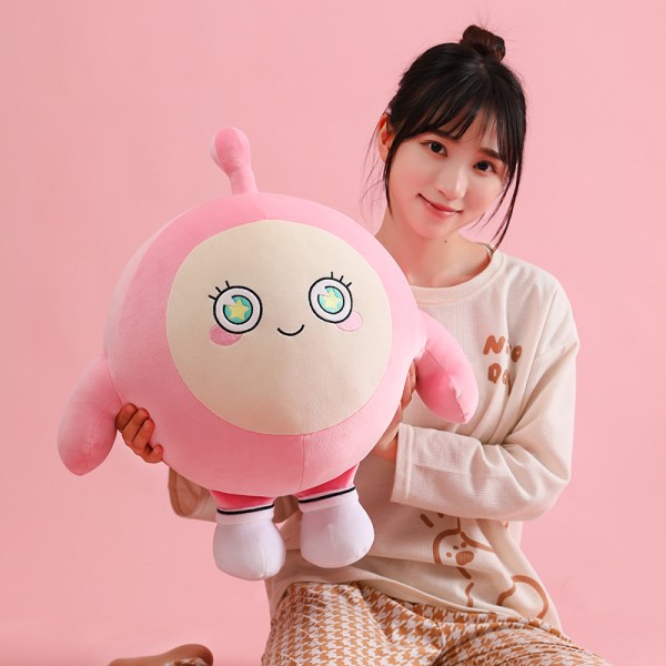 Auger Egg Plush Pillow - Pink Egg 12 Size 30cm