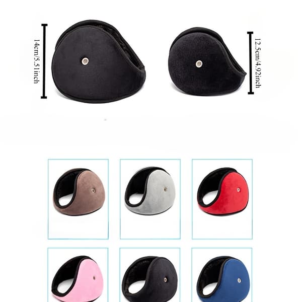Tykke fløjlsørevarmer til mænd, perfekte til vinterridning, stilfulde ørebeskyttere til studerende. [DB] Vinterørevarmer Winter Earmuffs