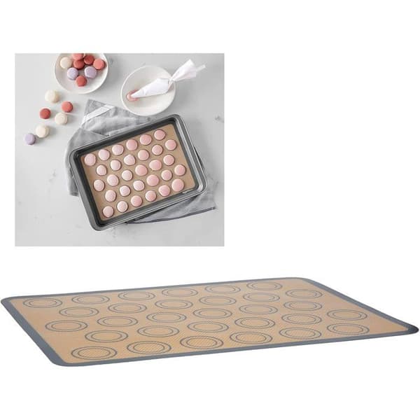 Non-stick, heat-resistant baking mat for baking bread and pizza, suitable for kitchen utensils