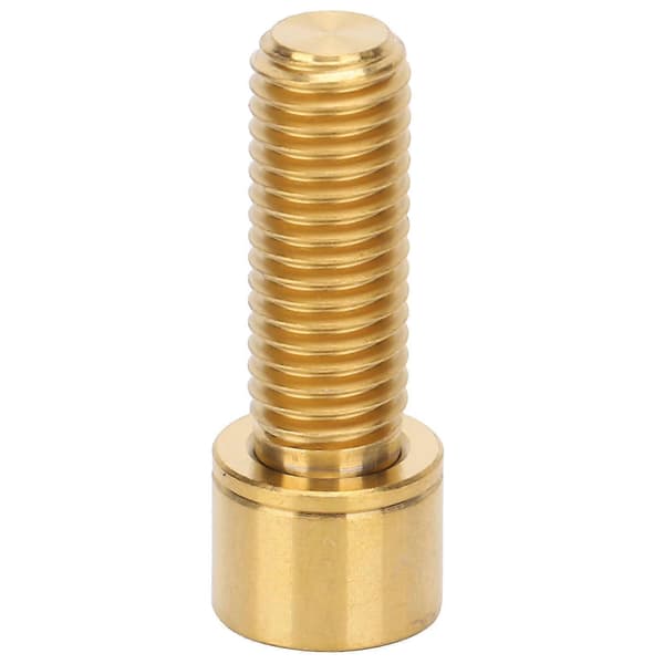 Cykelstyrstamsskruvar i titanlegering - M7x20mm Guld (4st)