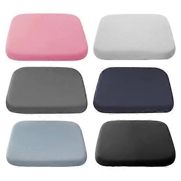 Sædehynde i Memory Foam med Stropper, Langsom Tilbagefjedring, Alle Sæsoner, Skridsikker, Vaskbar - Perfekt lysegrå Large_tfrf lysegrå Large