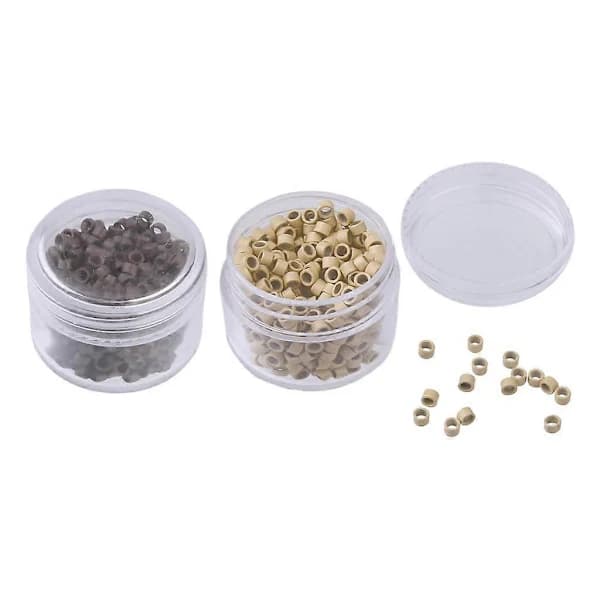 [PL】1000 stk. silikoneforede Nano Loops til justering af Nano Hair Extension Tool