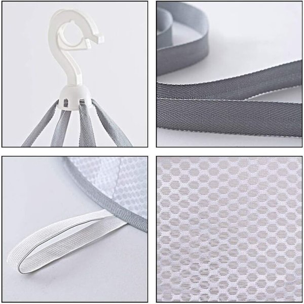 2-Tier Foldable Drying Rack for Sweaters, Delicates, and Swimwear - Space-Saving Sturdy Design