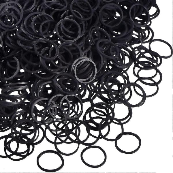 1000 Mini Gummibånd Myke Elastiske Bånd For Barn Hårfletter Hår