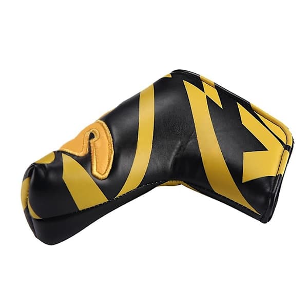 Golf Club Blade Putter Cover Headcover With PU Leather Closure, Yes Patterned Golf Accessories