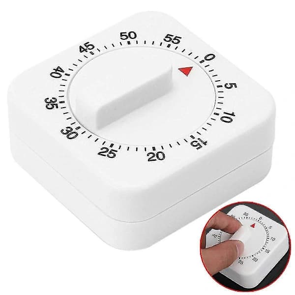 NA/0-60 Minutes Kitchen Cooking Baking Alarm Timer Mechanical Clock Tool