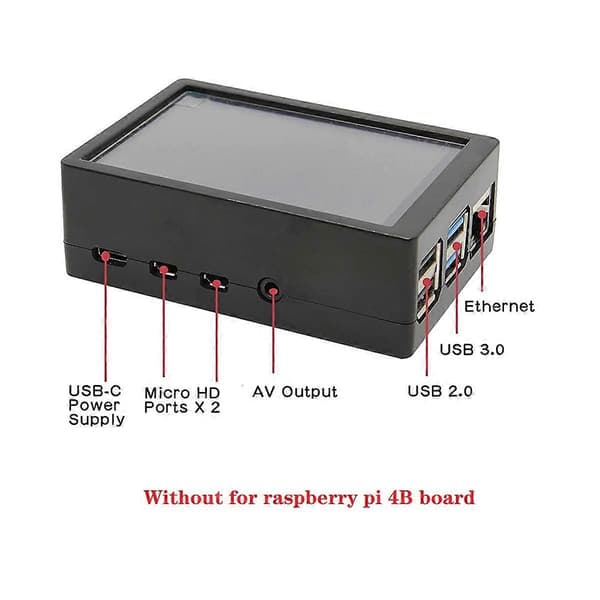 3.5 inch TFT LCD Touch Screen 320x480 Resolution ABS Case+Touch Pen for 4th Generation 4B/4B+
