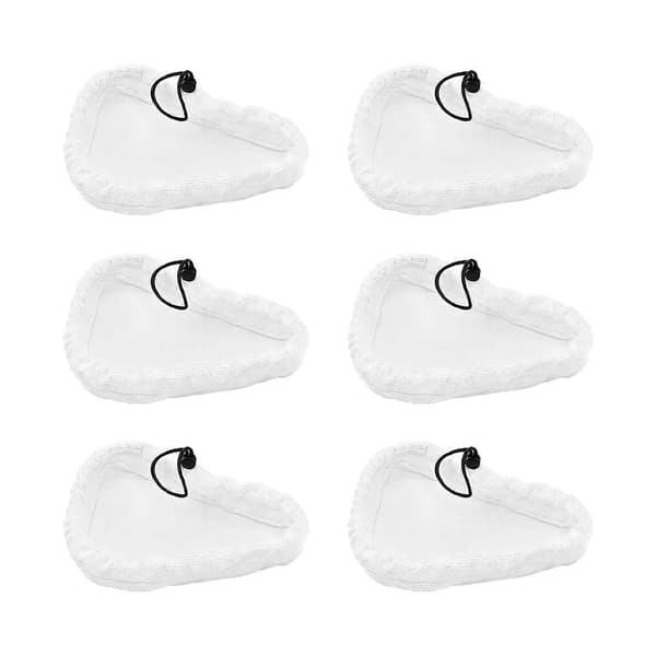 Erstatningsmoppputer for dampmopp, kompatible med PurSteam PureSteam ThermaPro 211 10-i-1 Dampmopprenser 8-pakning js