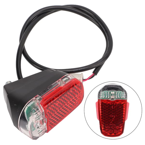 Electric Scooter Taillight with Mudguard for Ninebot MAX G30D Rear Warning LED Taillamp