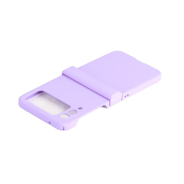 Foldable Screen Phone Case Ultra Thin Scratch Resistant Shockproof Portable Mobile Phone Protective Shell Purple for Zflip3