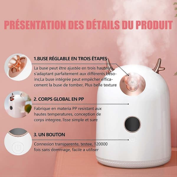 Nano Ansiktsfuktare Mist Sprayer Nebulisator Sprayer