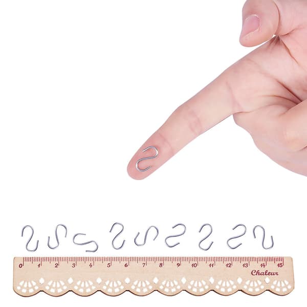 150-pack S-krokar i 304 rostfritt stål för kök, badrum, sovrum
