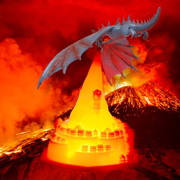 3D-printed Small Night Light, New Fire-breathing Dragon Lamp, New Home Decor Lamp