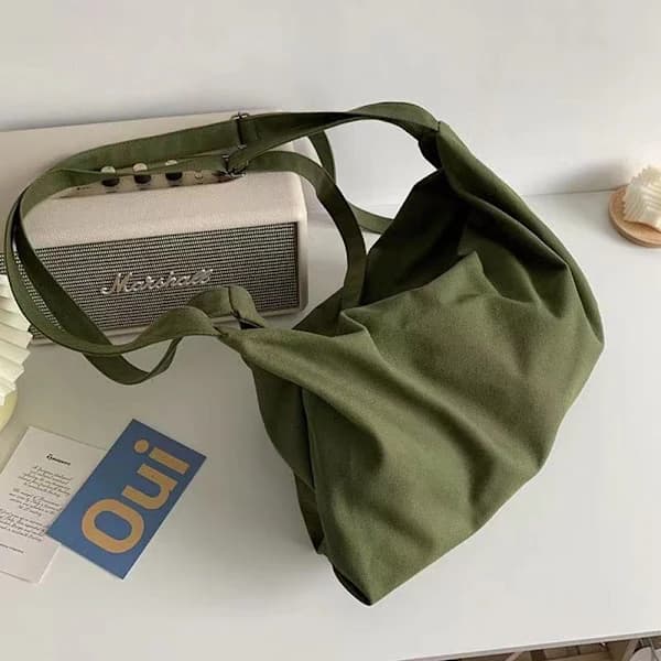 Olkalaukku Messenger Bag VIHREÄ vihreä