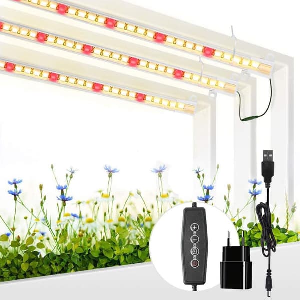 60W LED plantelys fullspektrum sollys innendørs plantelys KLB