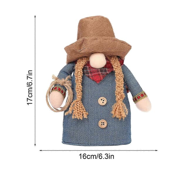 Juldekorationer Ansiktslös Dockfigur Barn Docka
