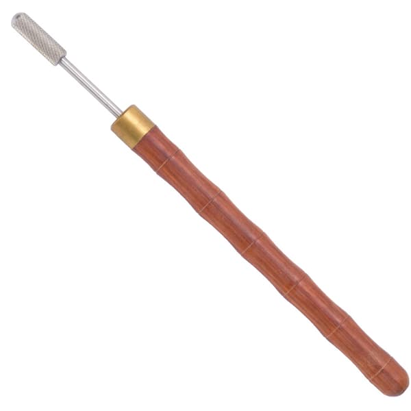Sandalwood Handle Edge Dye Pen Applicator DIY Leather Craft Edge Treatment Tool Red