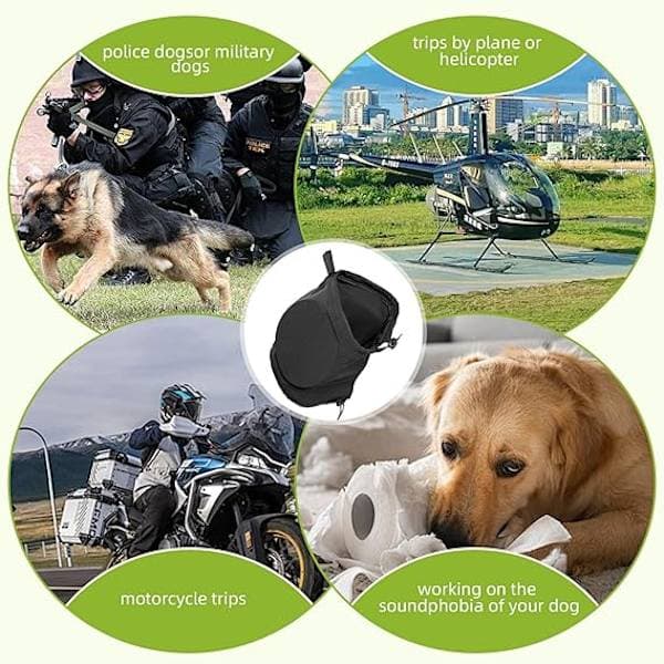 Høreværn til hunde - Hundehøreværn med støjreduktion 32dB - Høreværn til fly [DB]