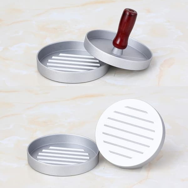 1 Piece Manual Non-Stick Coated Burger Press Patty Press Burger D