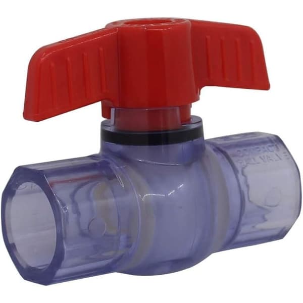 PVC kulventil 20 25 32 40 50 63mm limventil kulventil kulventil pool kulventil (Innerdiameter 20mm)