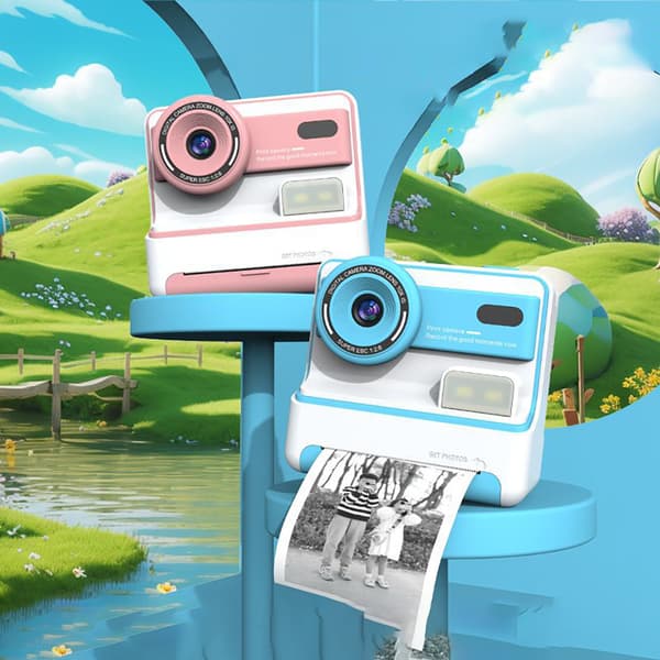 Instant Print Camera - Capture and Print Memories Pink Pink Pink
