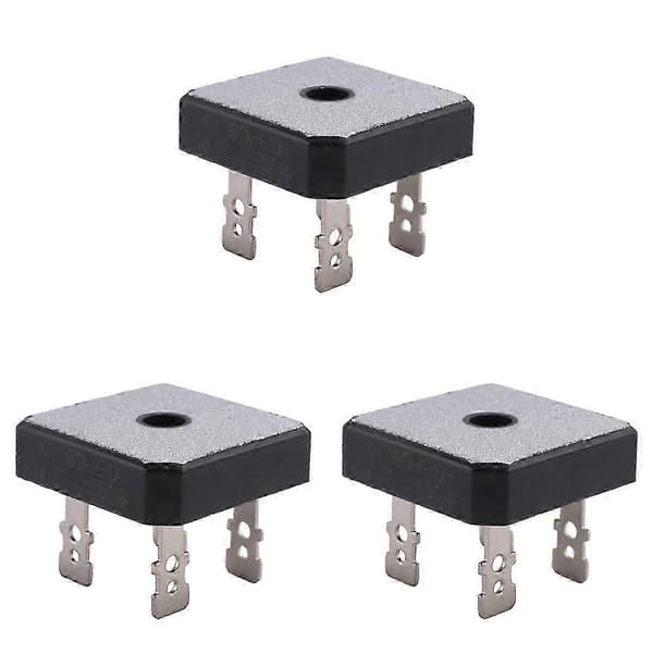 3X Brorettet likeretter 50A 1000V GBPC5010 AC til DC.