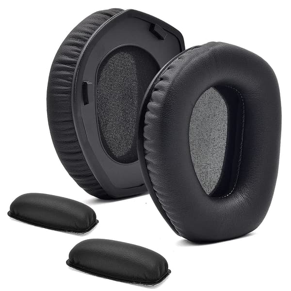 Erstatningsørepuder til Sennheiser HDR RS165 RS175 RS185 RS195 (Hovedpude & Ørepuder)