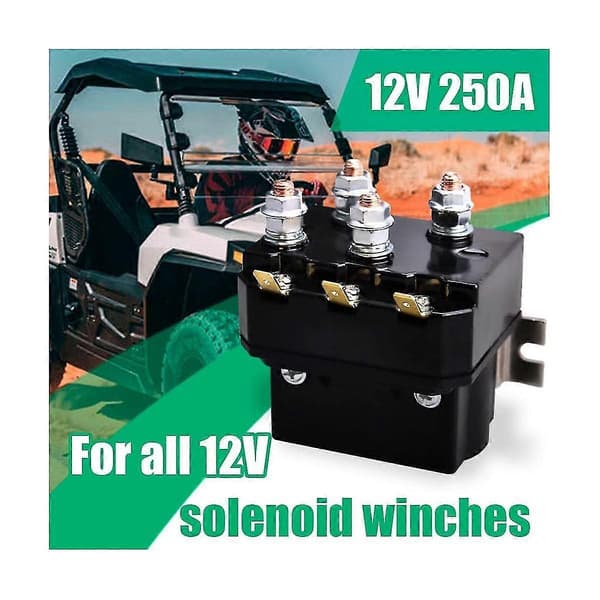 12V 250A Vinschreläkontakt för ATV UTV 5000-7000lbs Vinsch