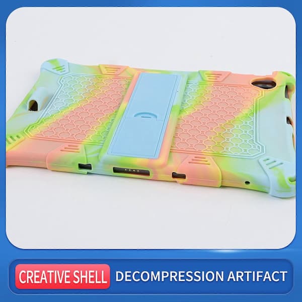Silicone Case for P30hd 10.1 inch Tablet, Case with Stand for P30hd Tablet, Protective Cover (Dark Blue)