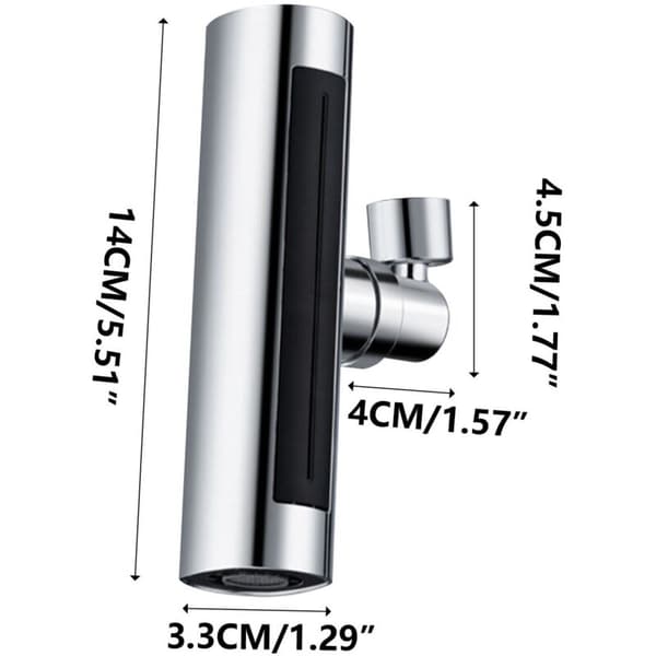 Universal Rotary Pressurized Bubble Kitchen Faucet