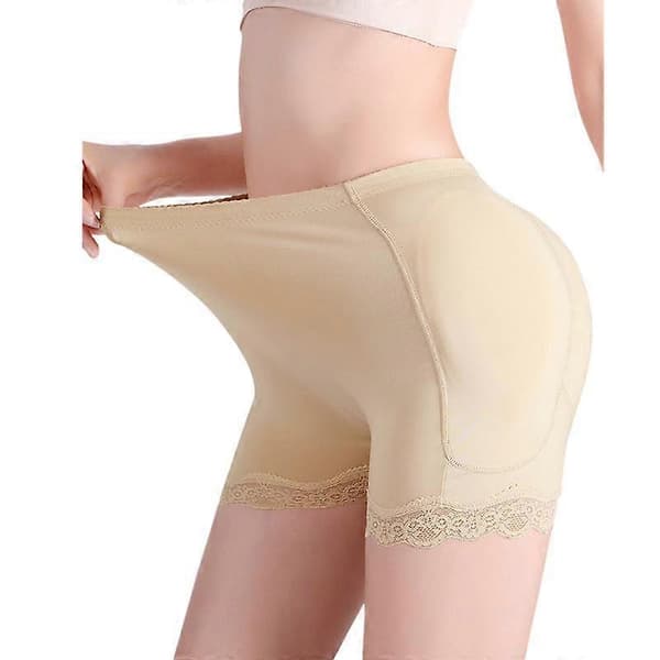 EVAGO Damebukser med polstring til numseløft, sømløse hofteforstærkere, shapewear-shorts BEIGE S BEIGE S